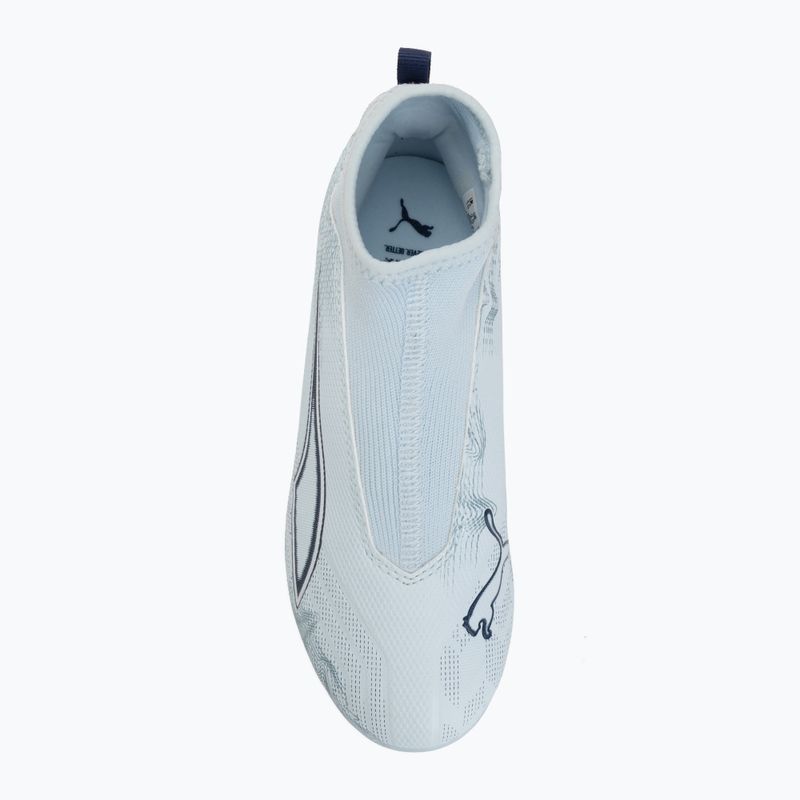 Кросівки футбольні дитячі PUMA Ultra 6 Match+ LL FG/AG Jr icy blue/puma white/blue jewel 5