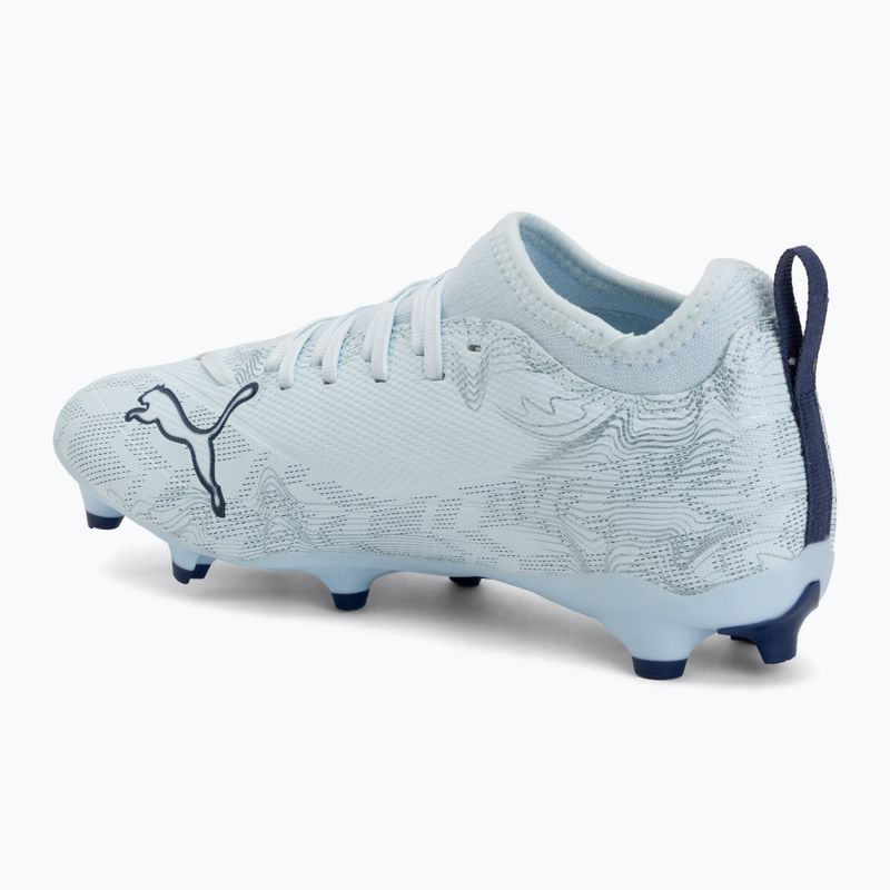 Кросівки футбольні дитячі PUMA Ultra 6 Match FG/AG Jr icy blue/puma white/blue jewel 3