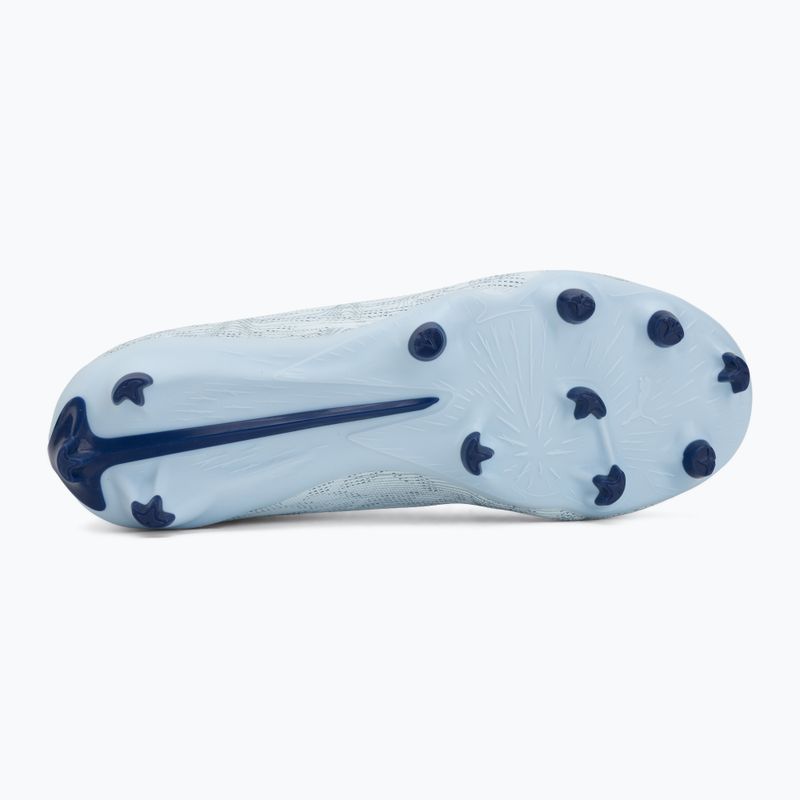 Кросівки футбольні дитячі PUMA Ultra 6 Match FG/AG Jr icy blue/puma white/blue jewel 4
