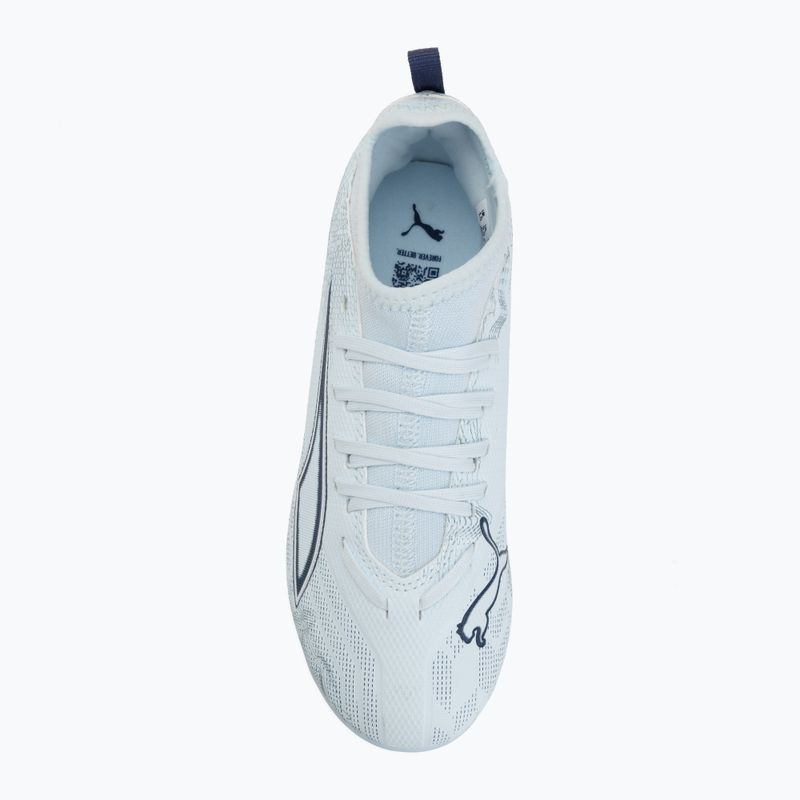 Кросівки футбольні дитячі PUMA Ultra 6 Match FG/AG Jr icy blue/puma white/blue jewel 5