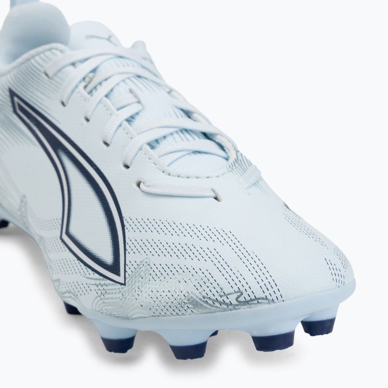 Кросівки футбольні дитячі PUMA Ultra 6 Play FG/AG Jr icy blue/puma white/blue jewel 7