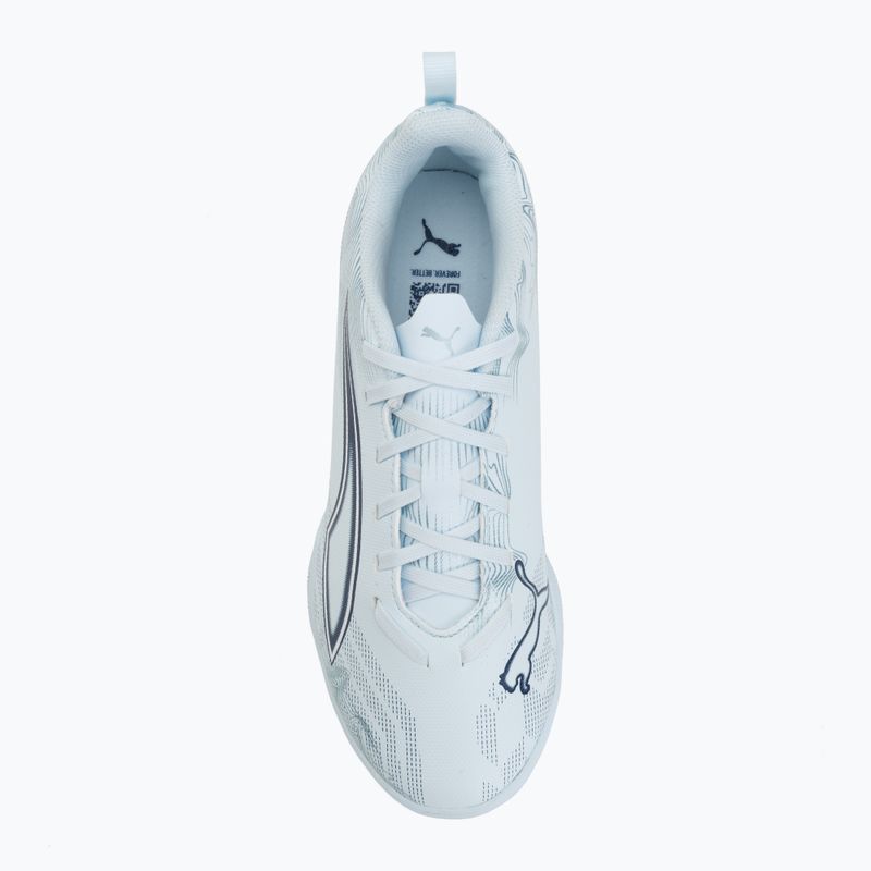 Кросівки футбольні дитячі PUMA Ultra 6 Play It Jr icy blue/puma white/blue jewel 5