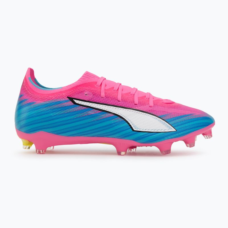 Кросівки футбольні PUMA Ultra 6 Match FG/AG poison pink/puma wht/sun stream/bright aqua/puma blk 2