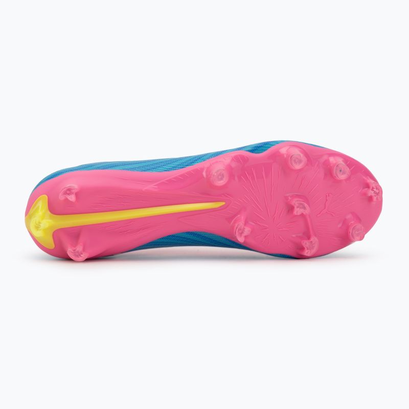 Кросівки футбольні PUMA Ultra 6 Match FG/AG poison pink/puma wht/sun stream/bright aqua/puma blk 4