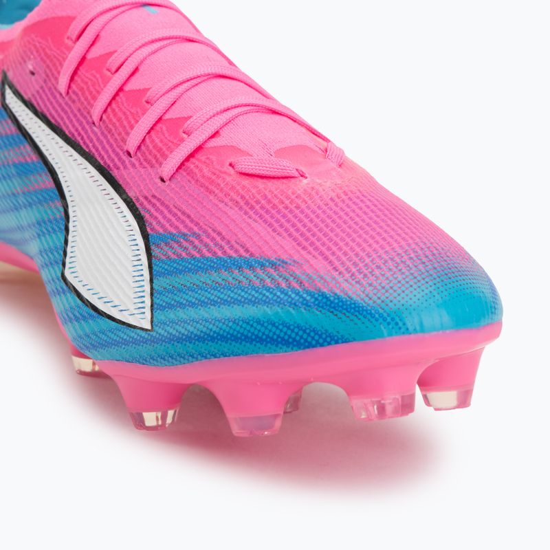Кросівки футбольні PUMA Ultra 6 Match FG/AG poison pink/puma wht/sun stream/bright aqua/puma blk 7
