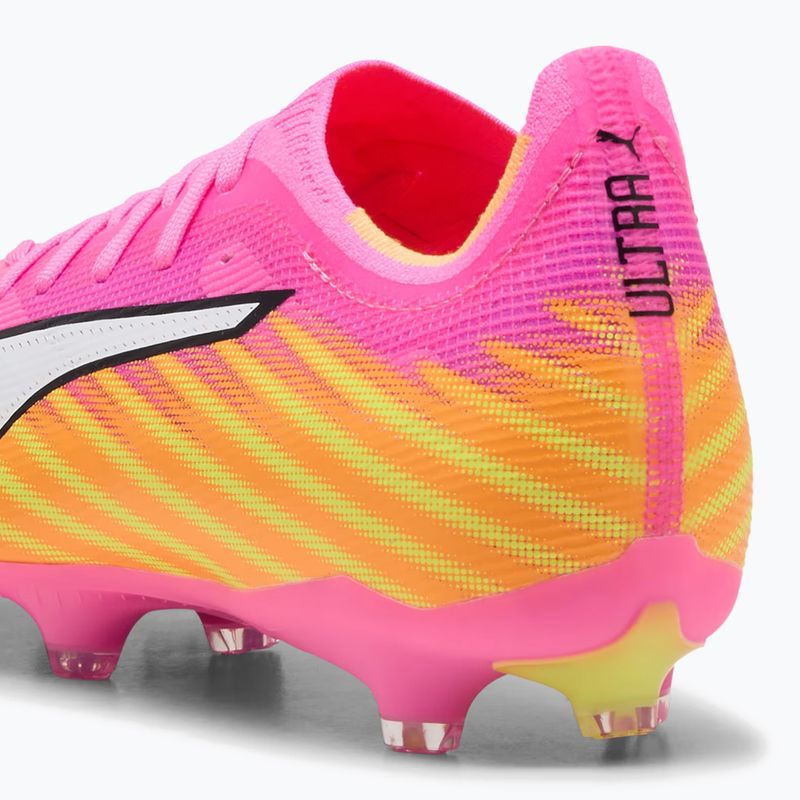 Кросівки футбольні PUMA Ultra 6 Match FG/AG poison pink/puma wht/sun stream/bright aqua/puma blk 6