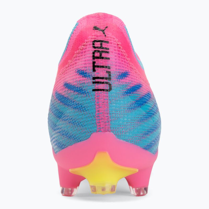 Кросівки футбольні PUMA Ultra 6 Pro FG/AG poison pink/puma wht/sunstream/bright aqua/puma blk 6