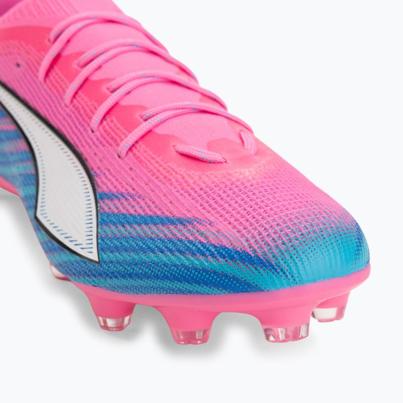 Кросівки футбольні PUMA Ultra 6 Pro FG/AG poison pink/puma wht/sunstream/bright aqua/puma blk 7