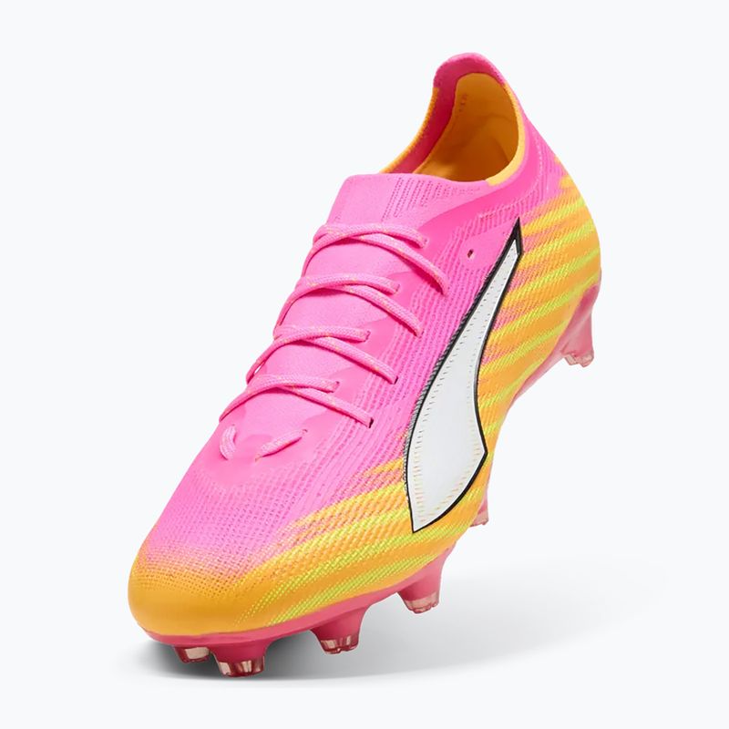 Кросівки футбольні PUMA Ultra 6 Pro FG/AG poison pink/puma wht/sunstream/bright aqua/puma blk 4