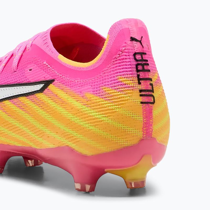 Кросівки футбольні PUMA Ultra 6 Pro FG/AG poison pink/puma wht/sunstream/bright aqua/puma blk 7