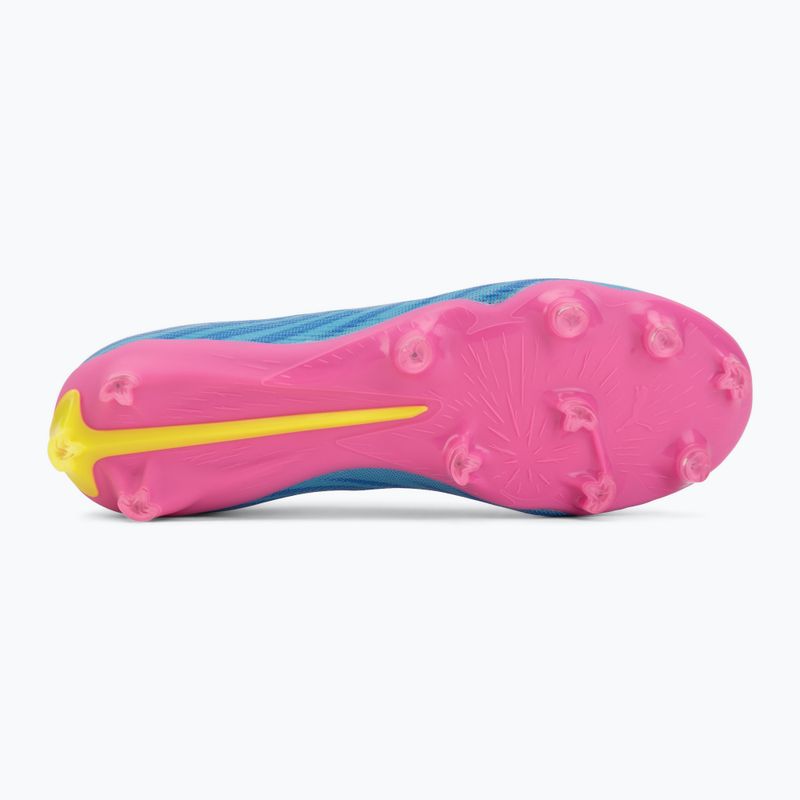 Кросівки футбольні дитячі PUMA Ultra 6 Pro Jr FG/AG poison pink/puma wht/sunstream/bright aqua/puma blk 4