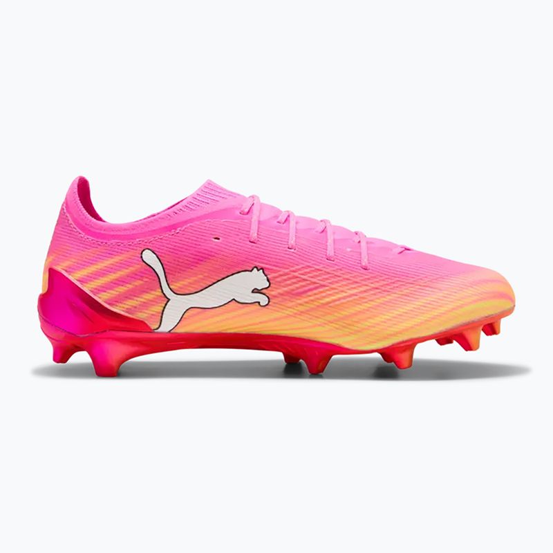 Кросівки футбольні PUMA Ultra 6 Ultimate FG poison pink/puma wht/sun stream/bright aqua/puma blk 2