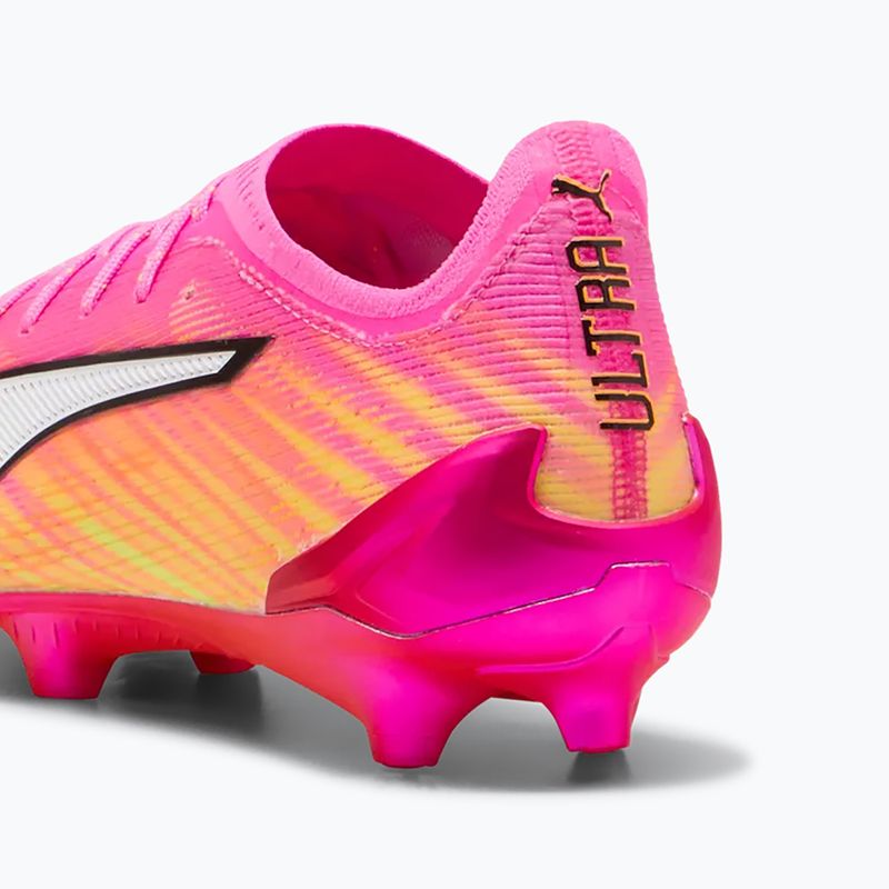 Кросівки футбольні PUMA Ultra 6 Ultimate FG poison pink/puma wht/sun stream/bright aqua/puma blk 7