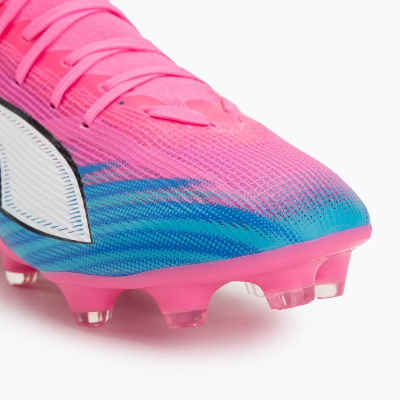 Кросівки футбольні PUMA Ultra 6 Match + FG/AG poison pink/puma wht/sun stream/bright aqua/puma blk 7