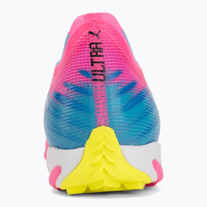 Кросівки футбольні PUMA Ultra 6 Match TT poison pink/puma wht/sun stream/bright aqua/puma blk 6