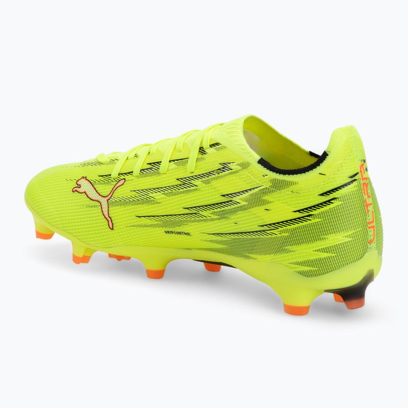 Кросівки футбольні PUMA Ultra 6 Match FG/AG yellow alert/puma black/glowing red/lime squeeze 3