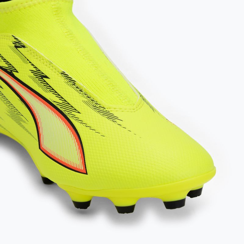 Кросівки футбольні дитячі PUMA Ultra 6 Match+ LL FG/AG Jr yellow alert/puma black/glowing red/lime squeeze 7