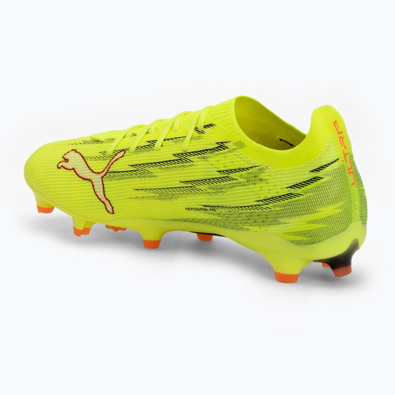 Кросівки футбольні PUMA Ultra 6 Pro FG/AG yellow alert/puma black/glowing red/lime squeeze 3