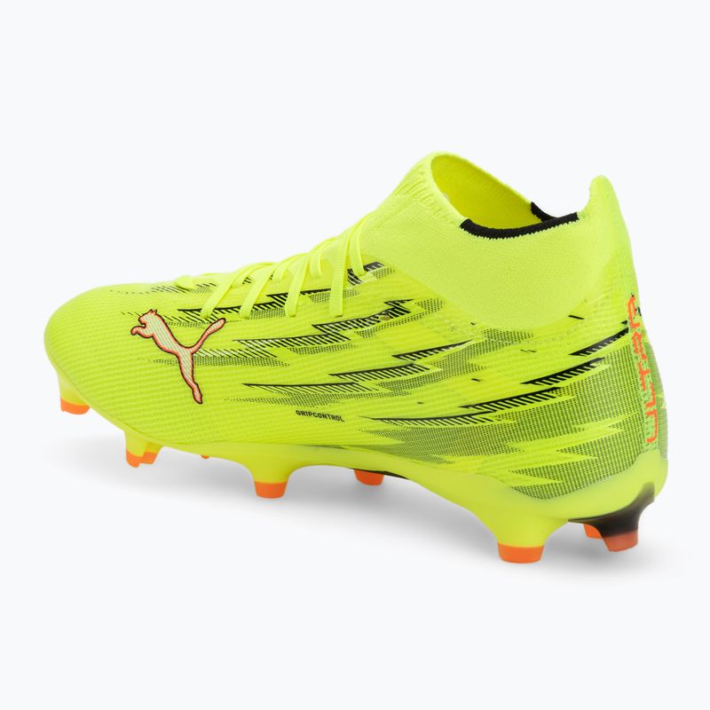 Кросівки футбольні PUMA Ultra 6 Match + FG/AG yellow alert/puma black/glowing red/lime squeeze 3