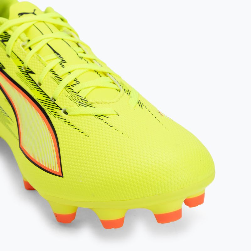 Кросівки футбольні PUMA Ultra 6 Play FG/AG yellow alert/puma black/glowing red/lime squeeze 7