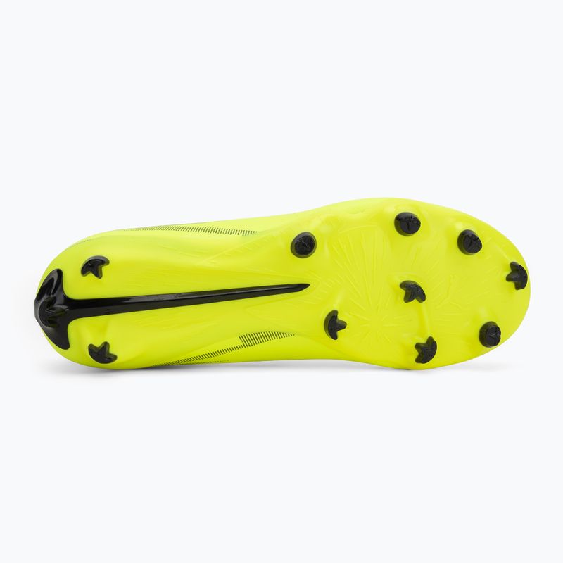 Кросівки футбольні дитячі PUMA Ultra 6 Play FG/AG Jr yellow alert/puma black/glowing red/lime squeeze 4