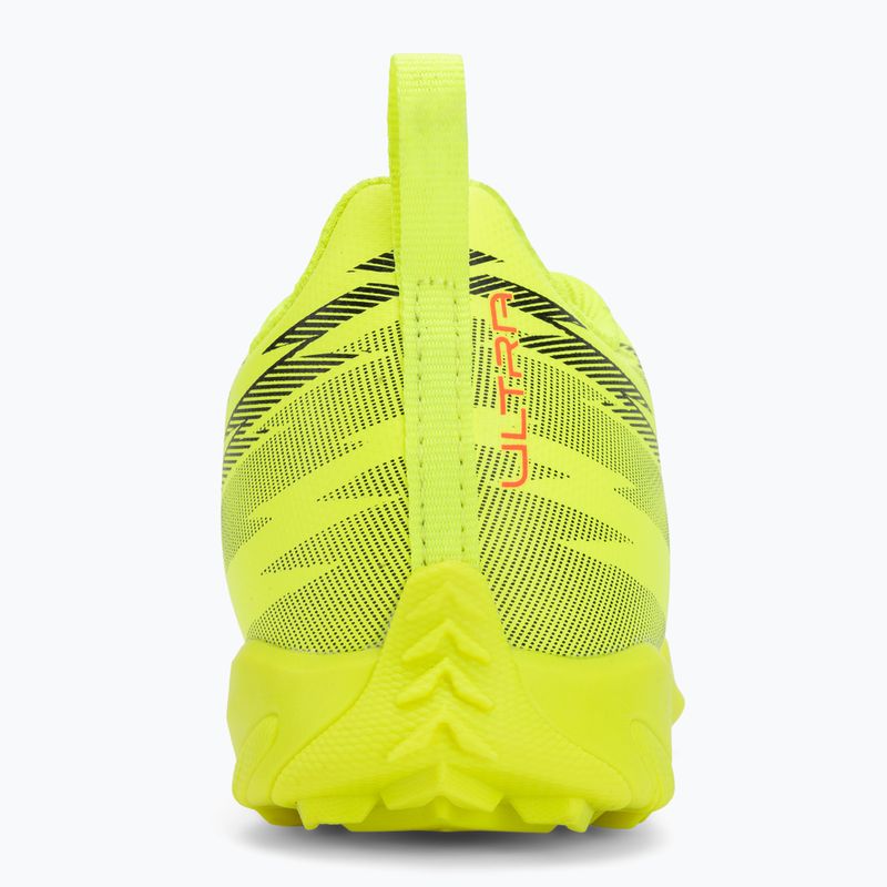 Кросівки футбольні дитячі PUMA Ultra 6 Play TT Jr yellow alert/puma black/glowing red/lime squeeze 6