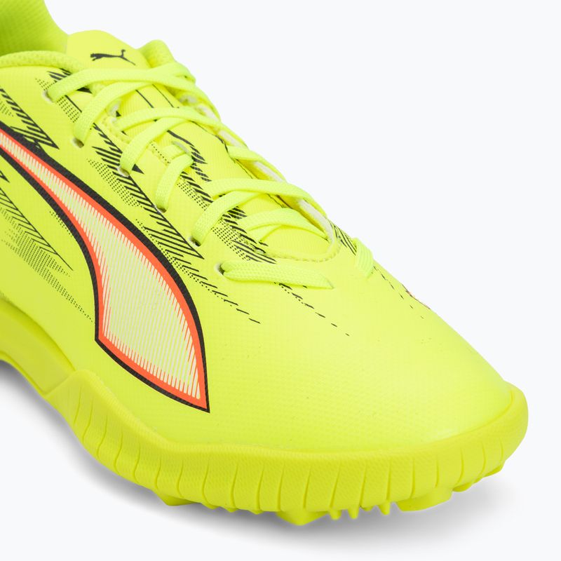 Кросівки футбольні дитячі PUMA Ultra 6 Play TT Jr yellow alert/puma black/glowing red/lime squeeze 7