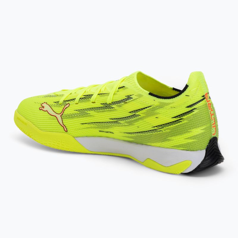 Кросівки футбольні PUMA Ultra 6 Match IT yellow alert/puma black/glowing red/lime squeeze 3