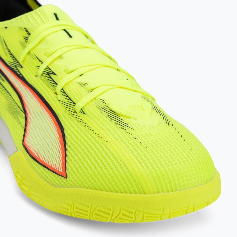 Кросівки футбольні PUMA Ultra 6 Match IT yellow alert/puma black/glowing red/lime squeeze 7