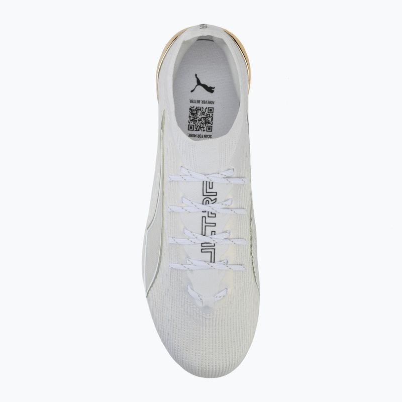 Кросівки футбольні PUMA Ultra 6 Ultimate FG puma white/metallic gold/puma black 5