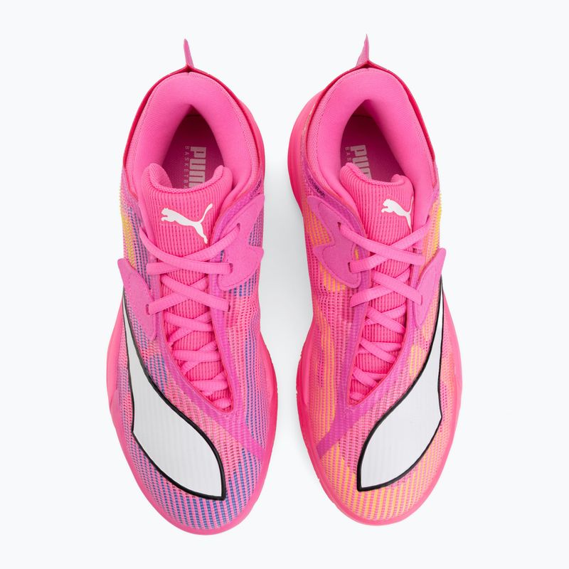 Кросівки баскетбольні PUMA All-Pro NITRO 2 Showtime poison pink/bright aqua/lime squeeze 5