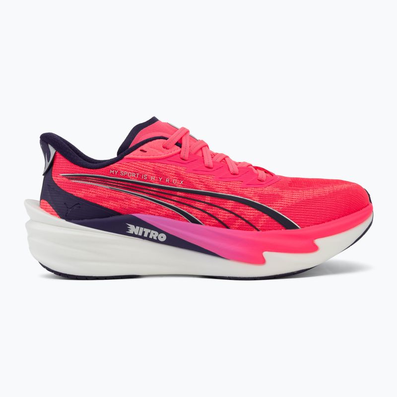 Жіночі бігові кросівки PUMA x HYROX Deviate Nitro 4 рожеві 2