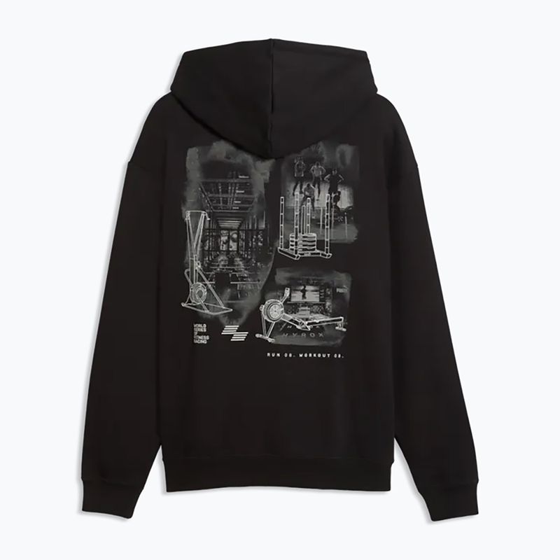 Чоловіча тренувальна толстовка PUMA x HYROX Heavyweight Hoodie чорна 5
