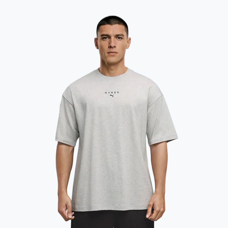 Чоловіча тренувальна футболка PUMA x HYROX Lifestyle Tee сірого кольору