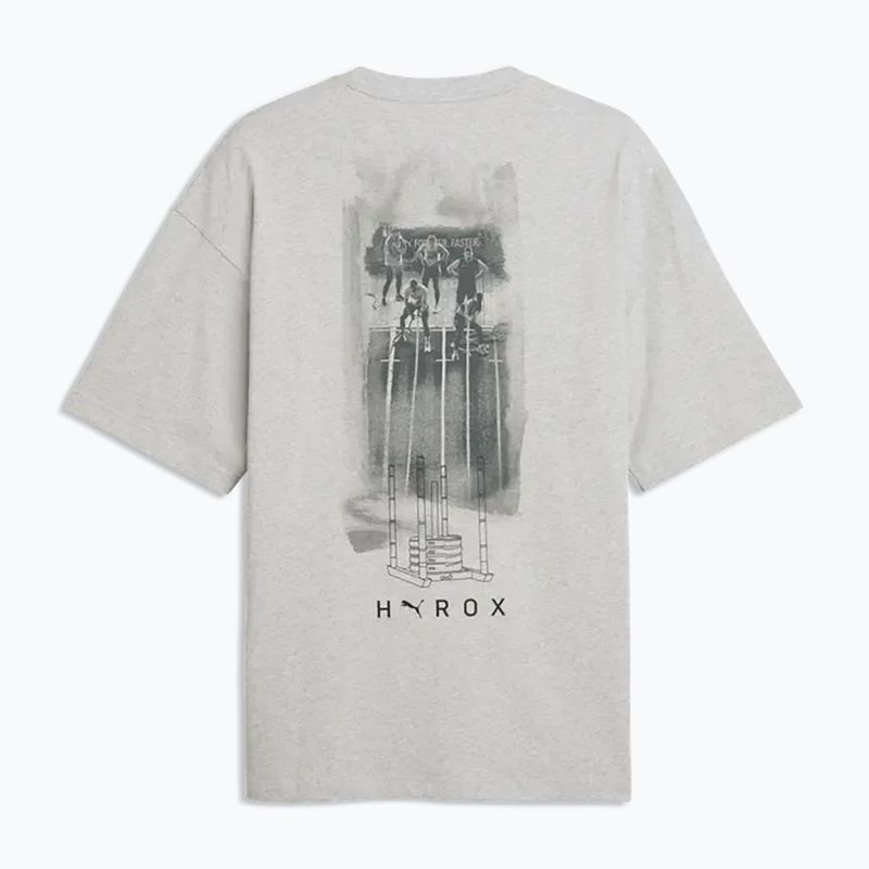 Чоловіча тренувальна футболка PUMA x HYROX Lifestyle Tee сірого кольору 5