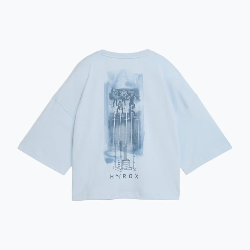 Жіноча тренувальна футболка PUMA x HYROX Cropped Lifestyle Tee сірий 5