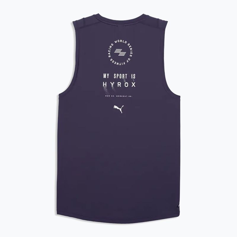 Чоловіча тренувальна майка PUMA x HYROX Dryelite Training Tank глибокий сливовий колір 5