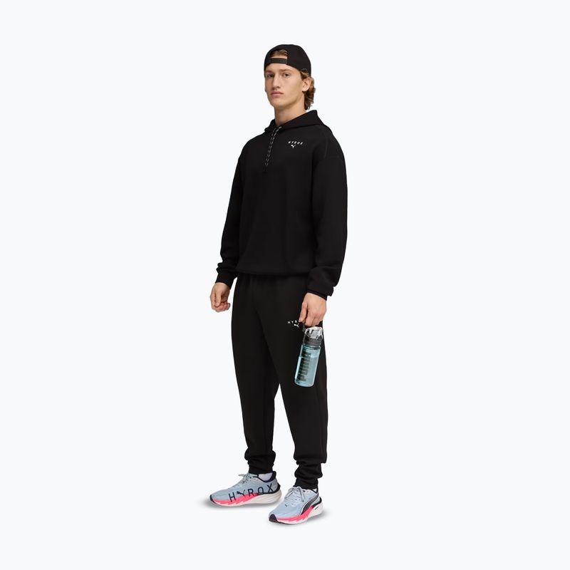 Чоловіча тренувальна толстовка PUMA x HYROX Cloudspun Hoodie чорна 2