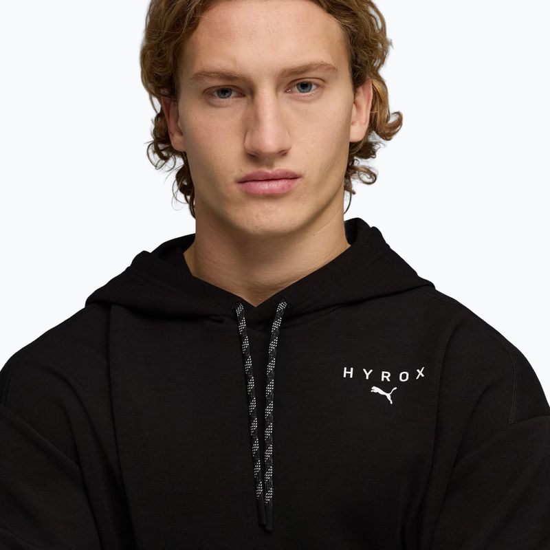 Кофта для тренувань чоловіча PUMA Hyrox Cloudspun Hoodie black 4
