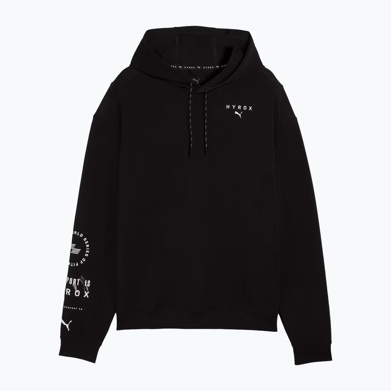 Чоловіча тренувальна толстовка PUMA x HYROX Cloudspun Hoodie чорна 6