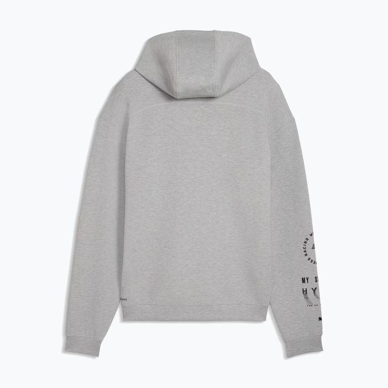 Чоловіча тренувальна толстовка PUMA x HYROX Cloudspun Hoodie сірого кольору 2