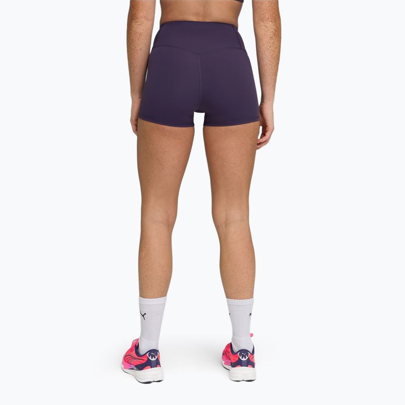 Шорти для тренувань жіночі Puma Hyrox Shapeluxe 3" Tight deep plum 2