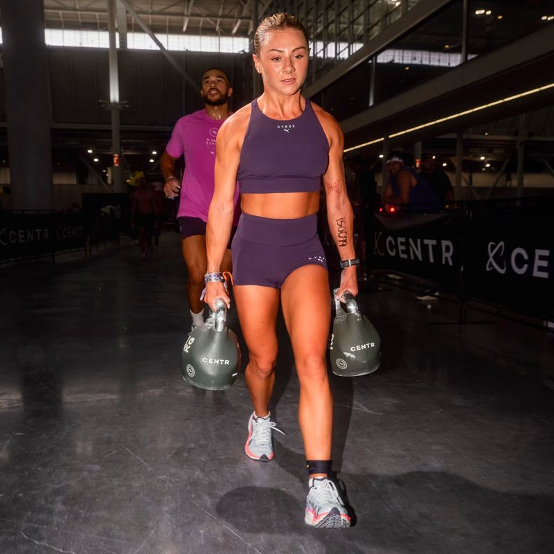 Жіночі тренувальні шорти PUMA x HYROX Shapeluxe 3" Tight deep plum 6