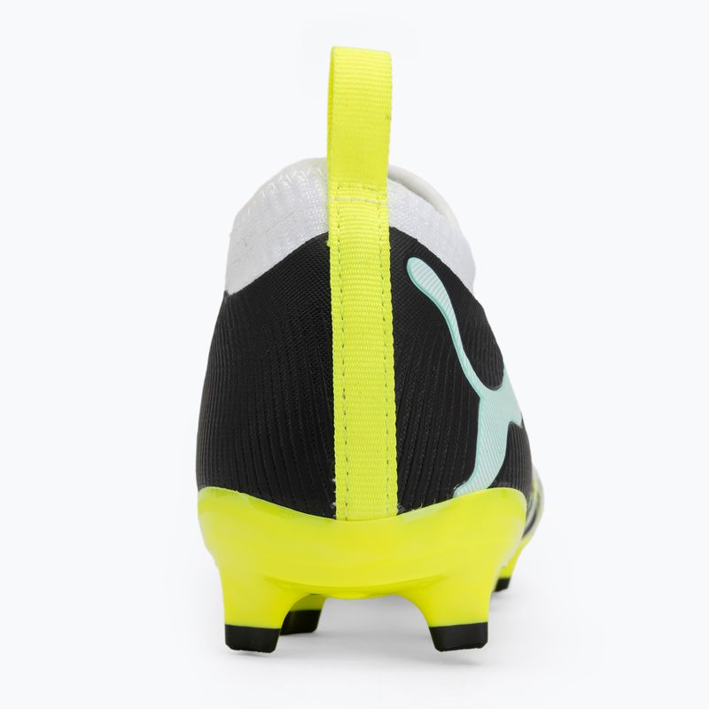 Кросівки футбольні дитячі PUMA Future 9 Match Creativity Fg/Ag Jr yellow alert/mint jelly/puma white/puma black 6