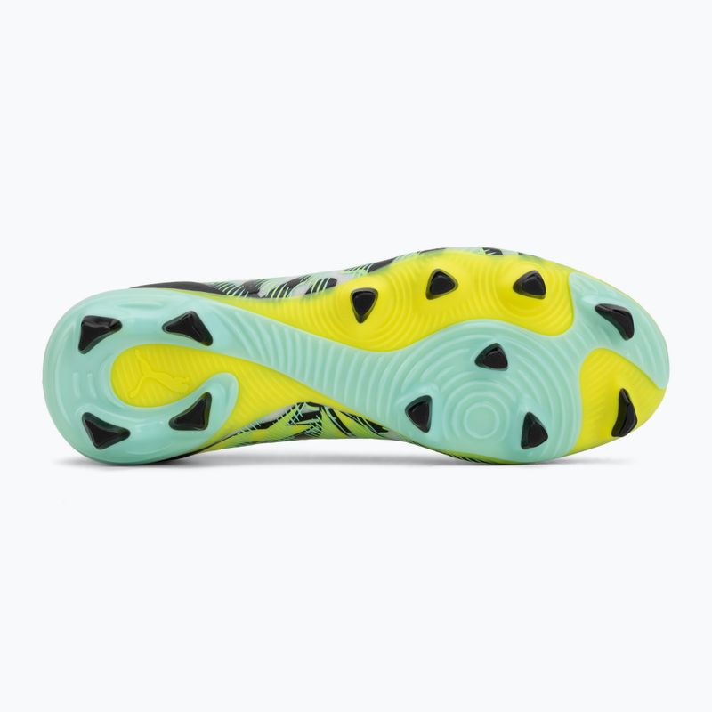Кросівки футбольні PUMA Future 9 Pro Ctivity Fg/Ag yellow alert/mint jelly/puma white/puma black 4