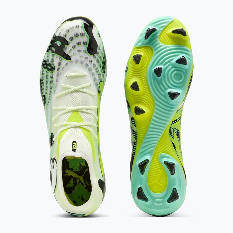 Кросівки футбольні PUMA Future 9 Pro Ctivity Fg/Ag yellow alert/mint jelly/puma white/puma black 11