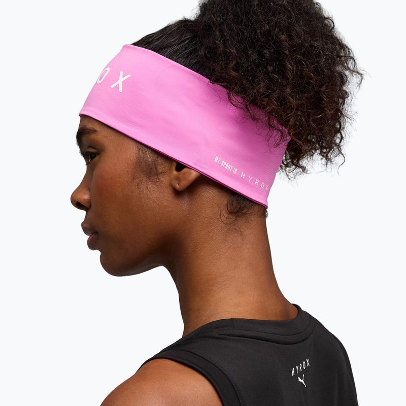 Пов’язка на голову PUMA x HYROX Sweatband рожевого кольору 3
