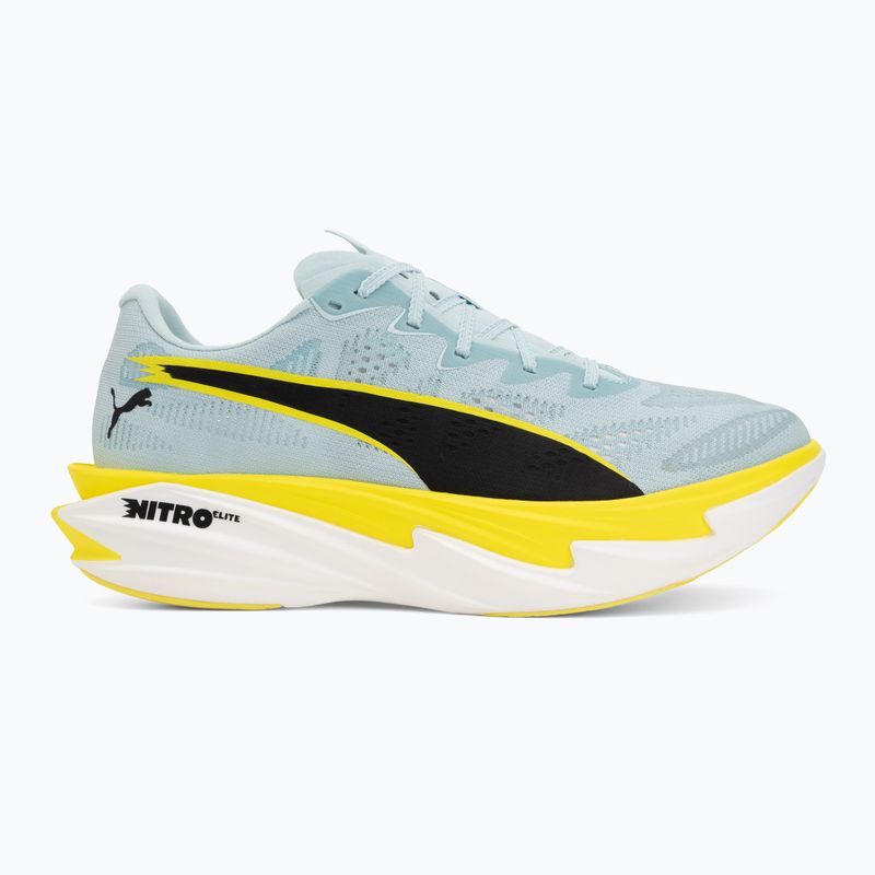 Кросівки для бігу жіночі Puma Deviate Nitro Elite 4 Fresh Water/Lemon Crush/Puma Black 2