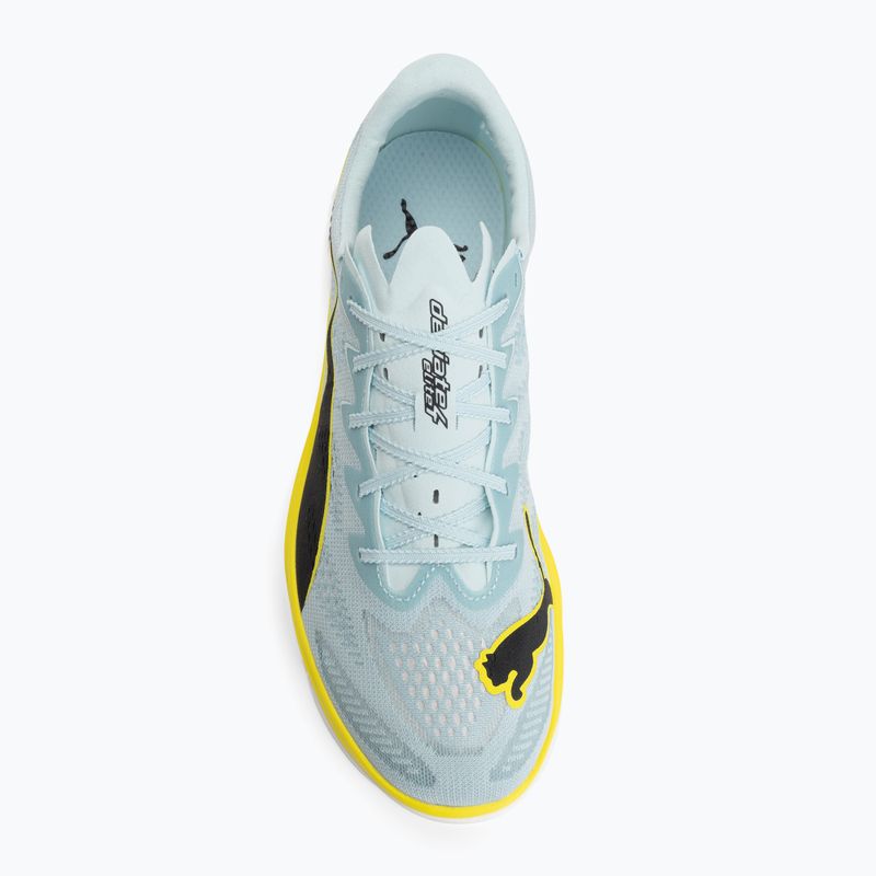 Кросівки для бігу жіночі Puma Deviate Nitro Elite 4 Fresh Water/Lemon Crush/Puma Black 5