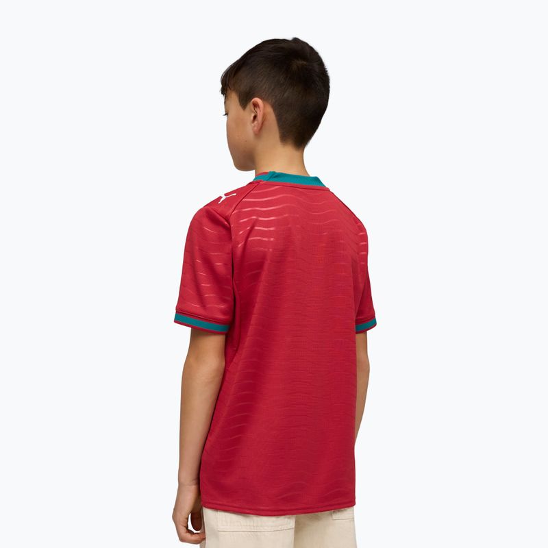 Дитяча футбольна футболка PUMA FPF Portugal Home Jersey Replica Club Jr червона/зелена 5